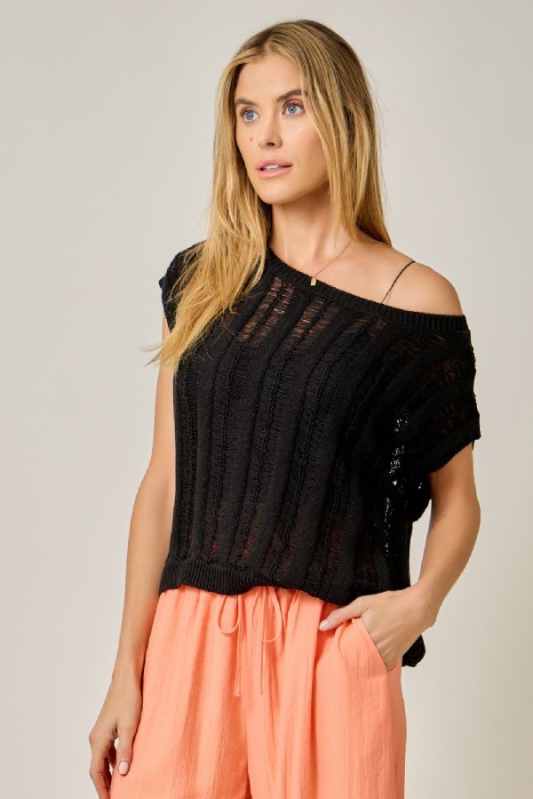 Ladder Knit Sweater