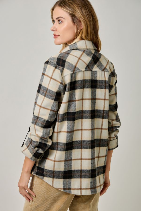 Plaid Shirt Jacket