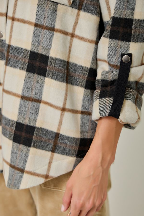 Plaid Shirt Jacket