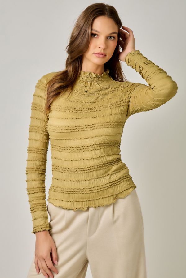 Lettuce Edge Knit Top