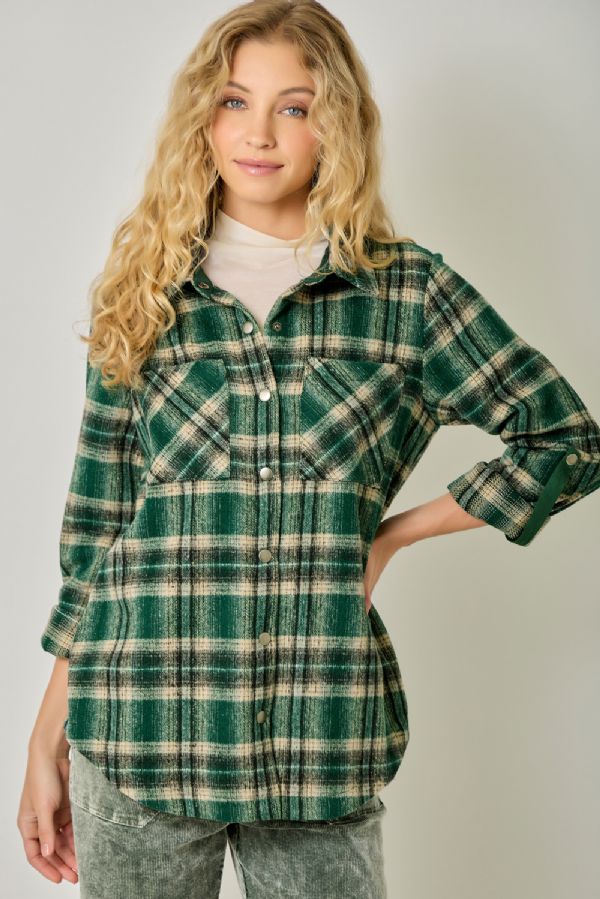 Plaid Shirt Jacket