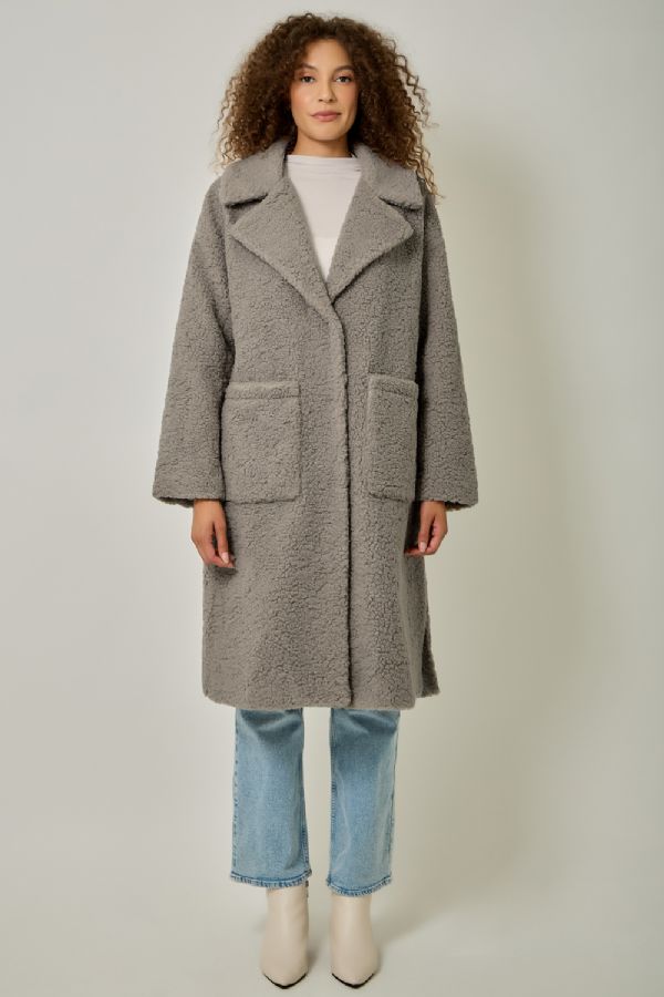 Long Faux Fur Coat