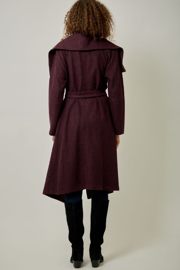 Shawl Collar Long Coat