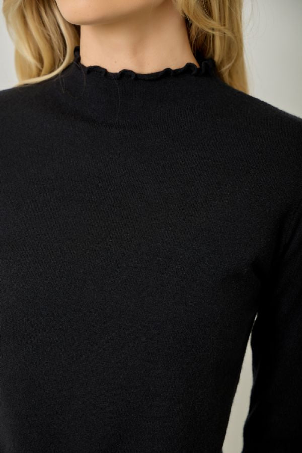 Lettuce Edge Essential Sweater