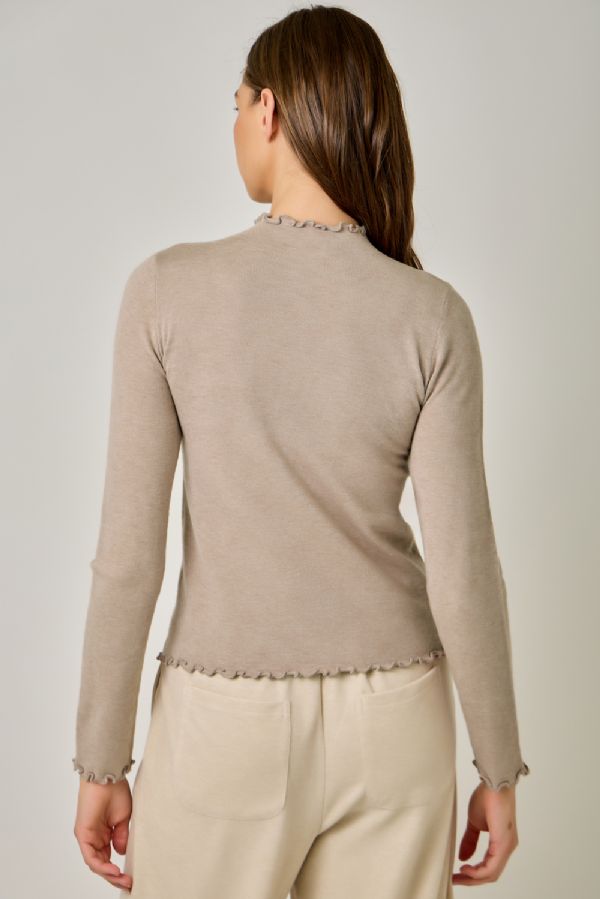Lettuce Edge Essential Sweater