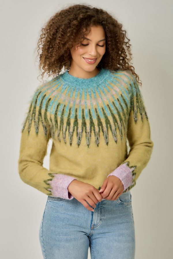 Fuzzy Fair Sweater