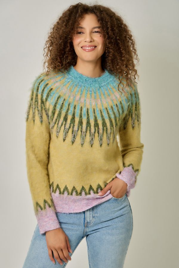 Fuzzy Fair Sweater
