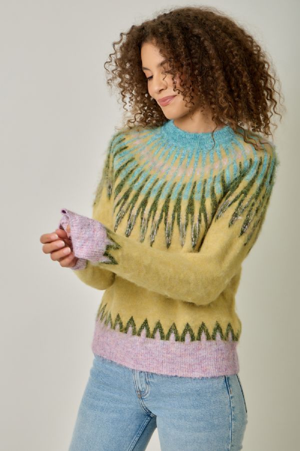 Fuzzy Fair Sweater