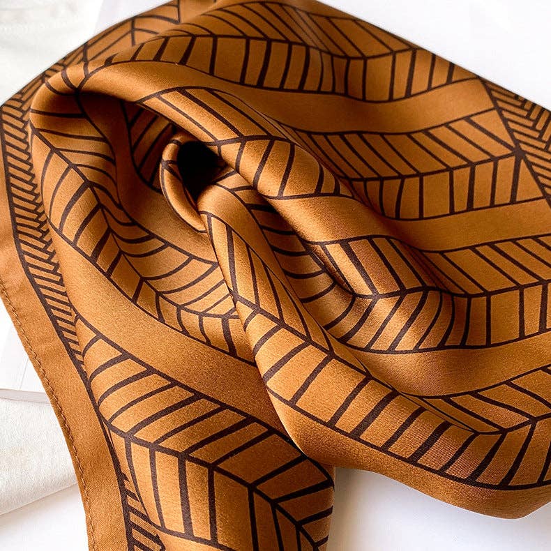 Herringbone Silk Scarf