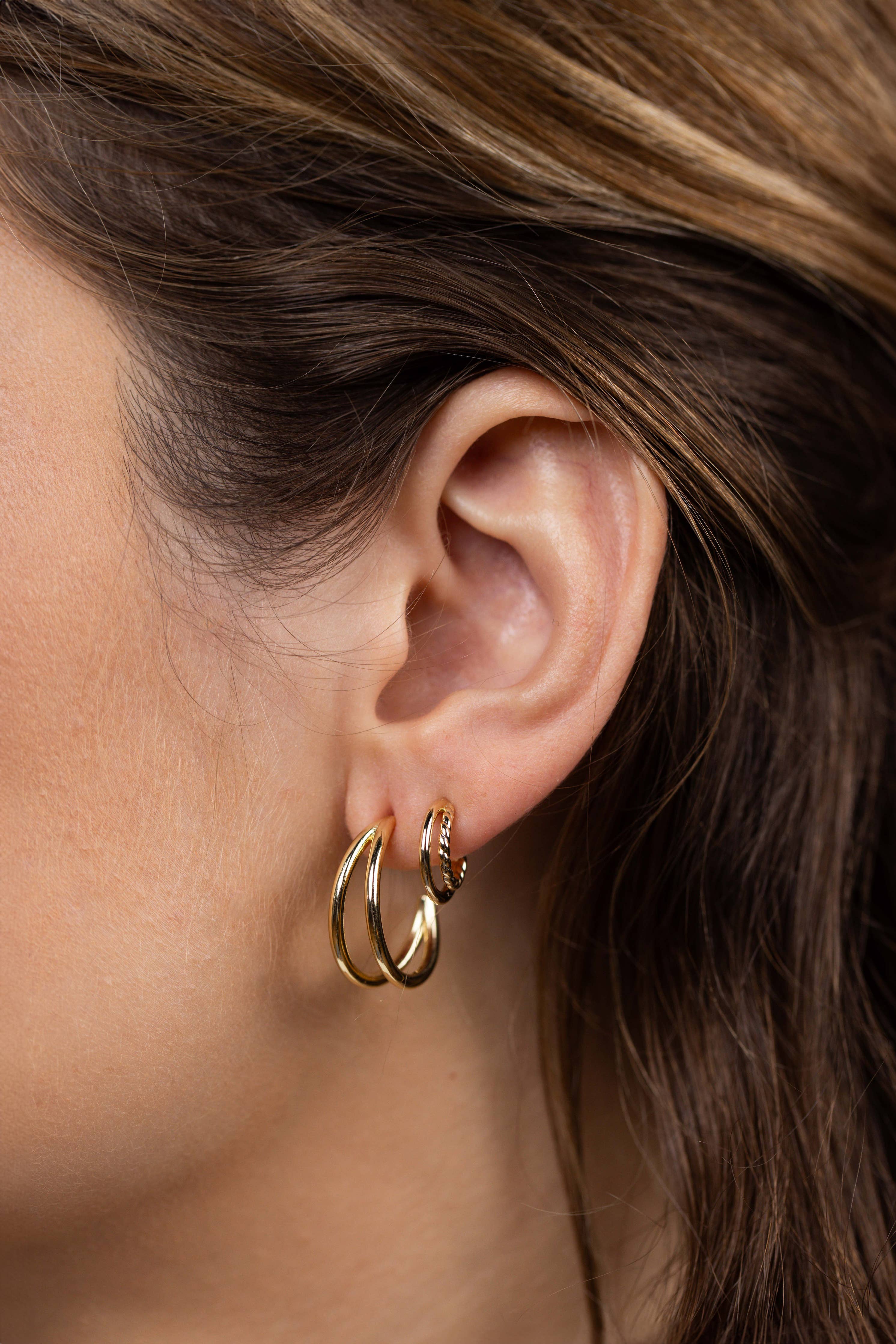 Illusion Double Hoop
