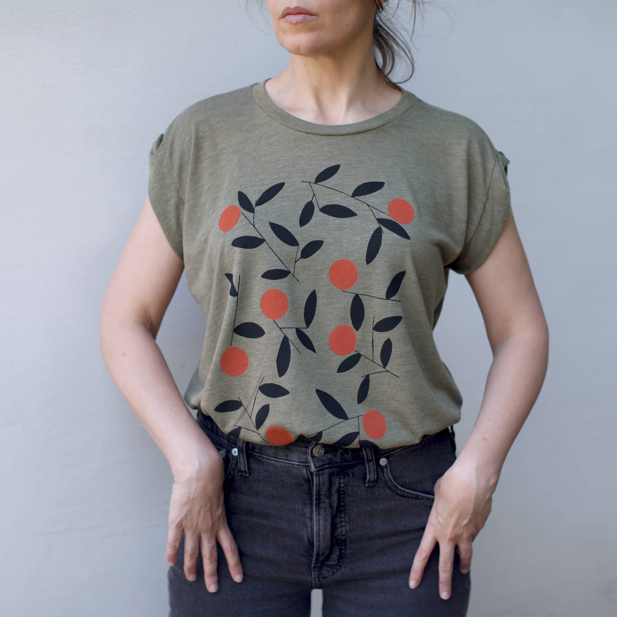 Citrus Season Muscle Tee