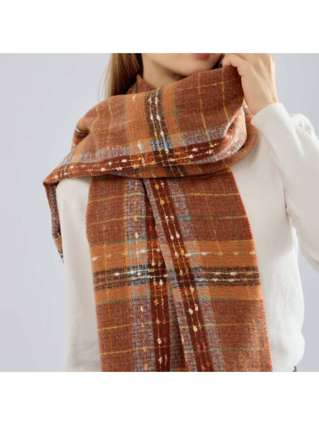 Timeless Plaid Warm Scarf