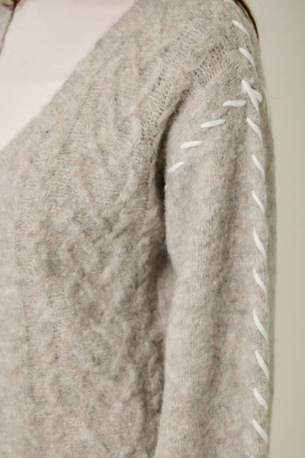 Whip Stitched Cardigan