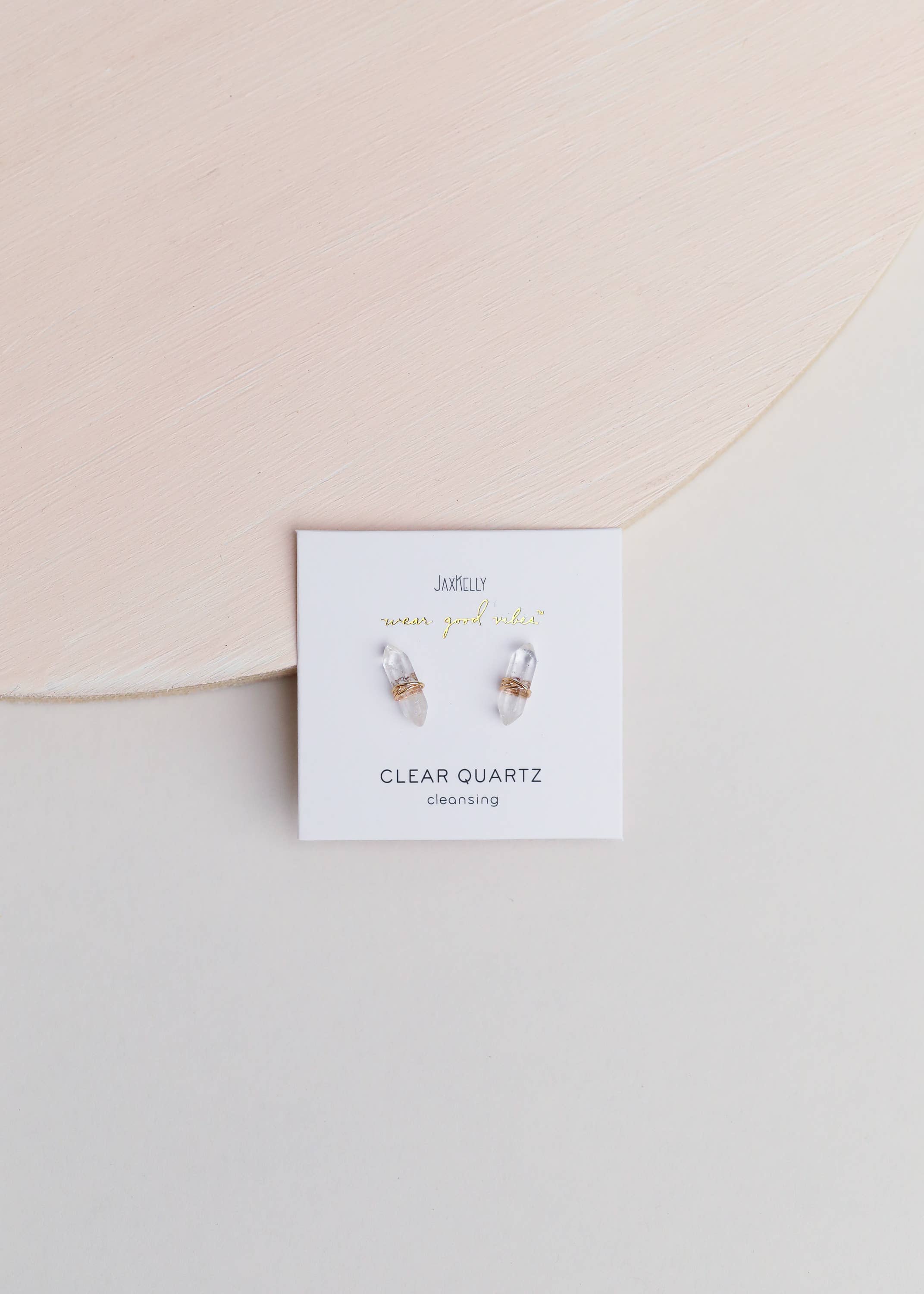 Mineral Point - Clear Quartz Earrings