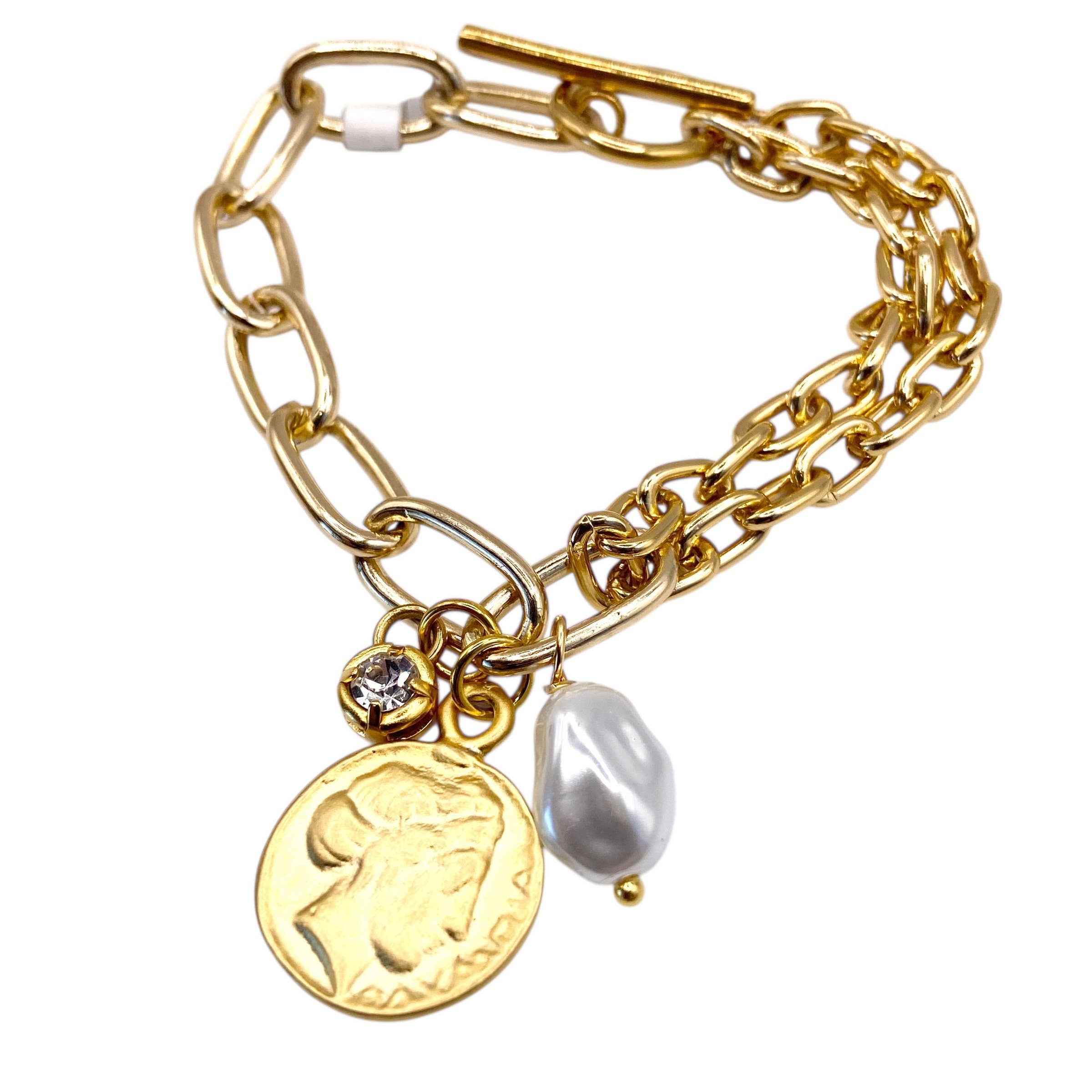 Gold Roman Medallion