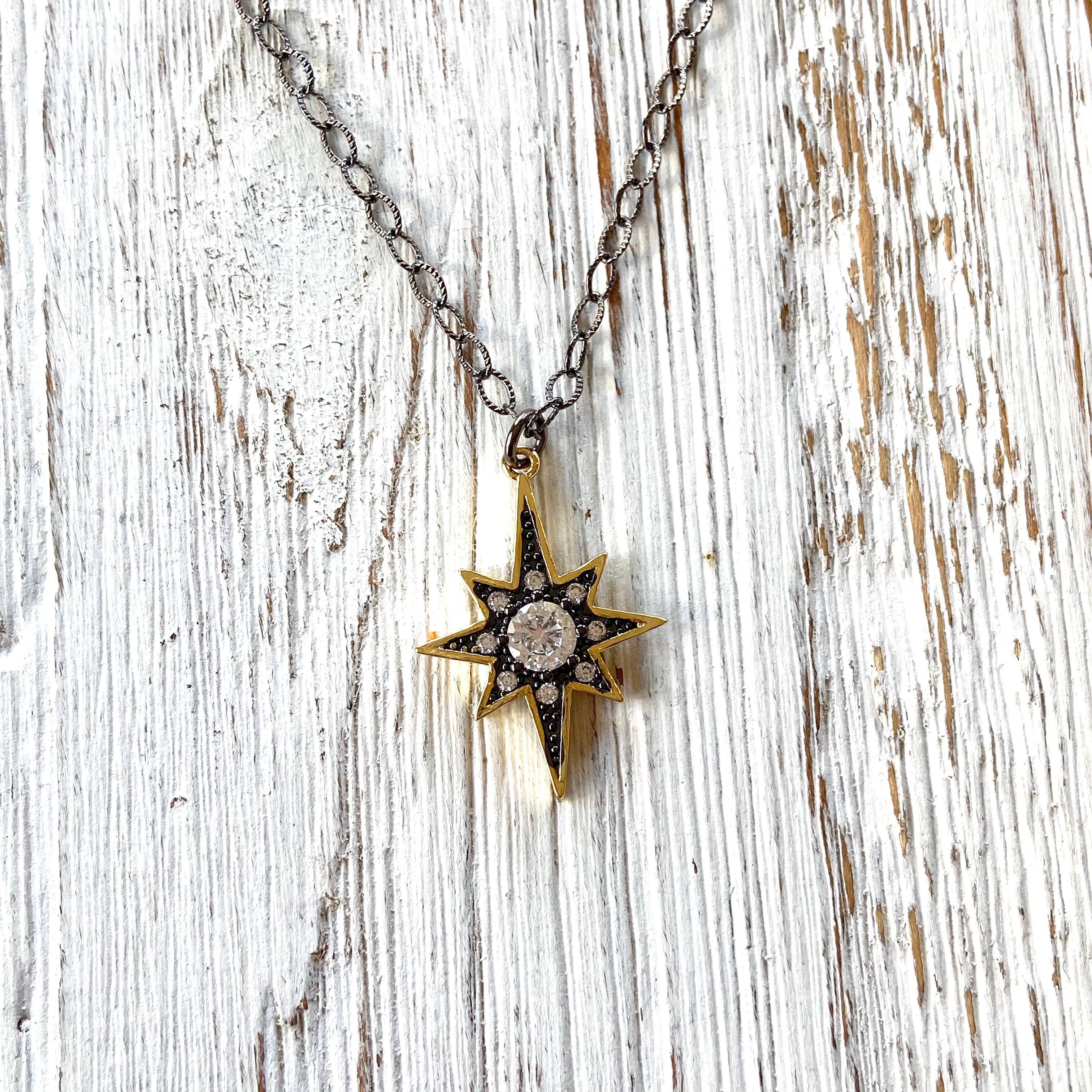 Starburst Crystal Necklace