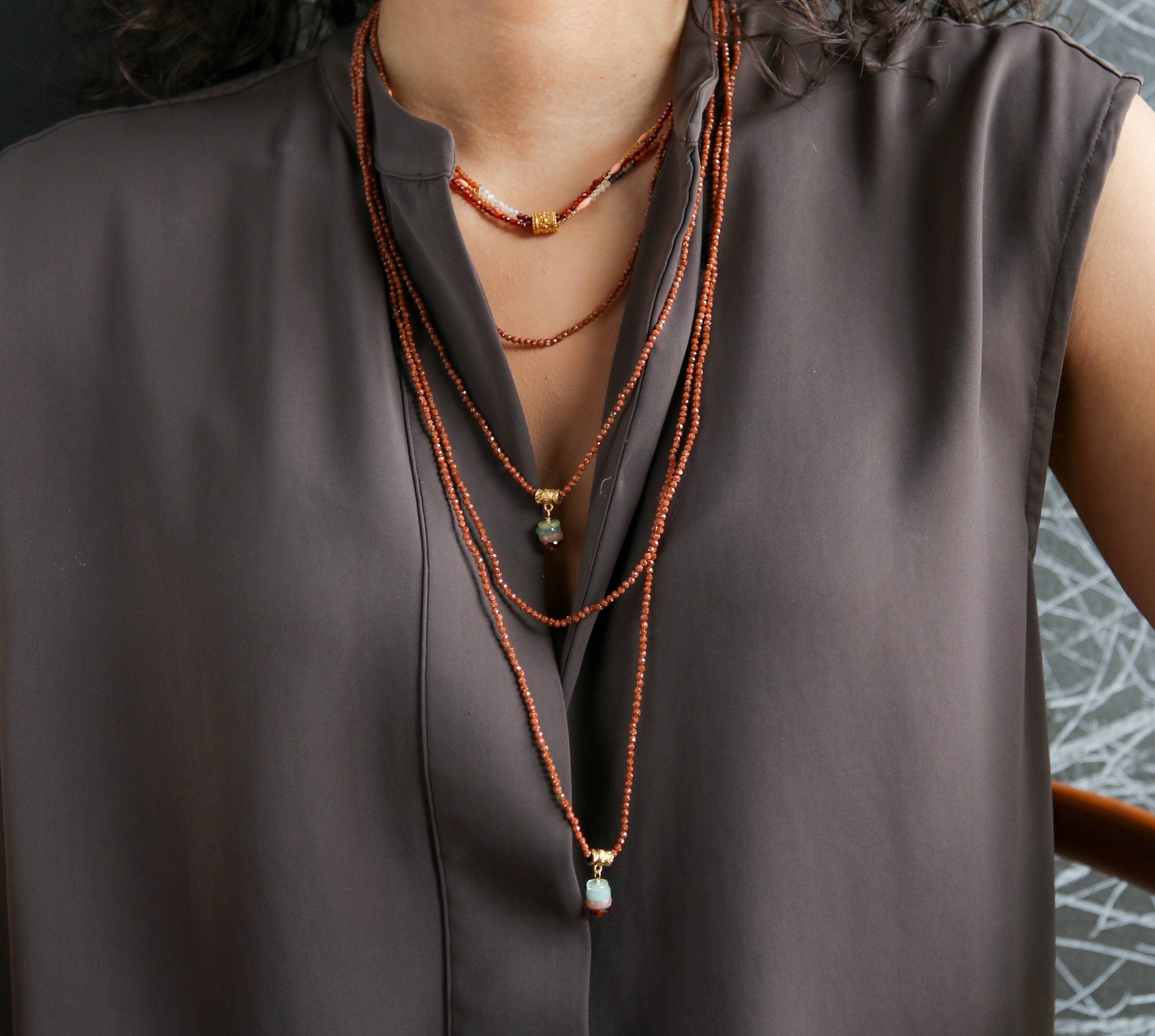 Aramis Necklace Malachite