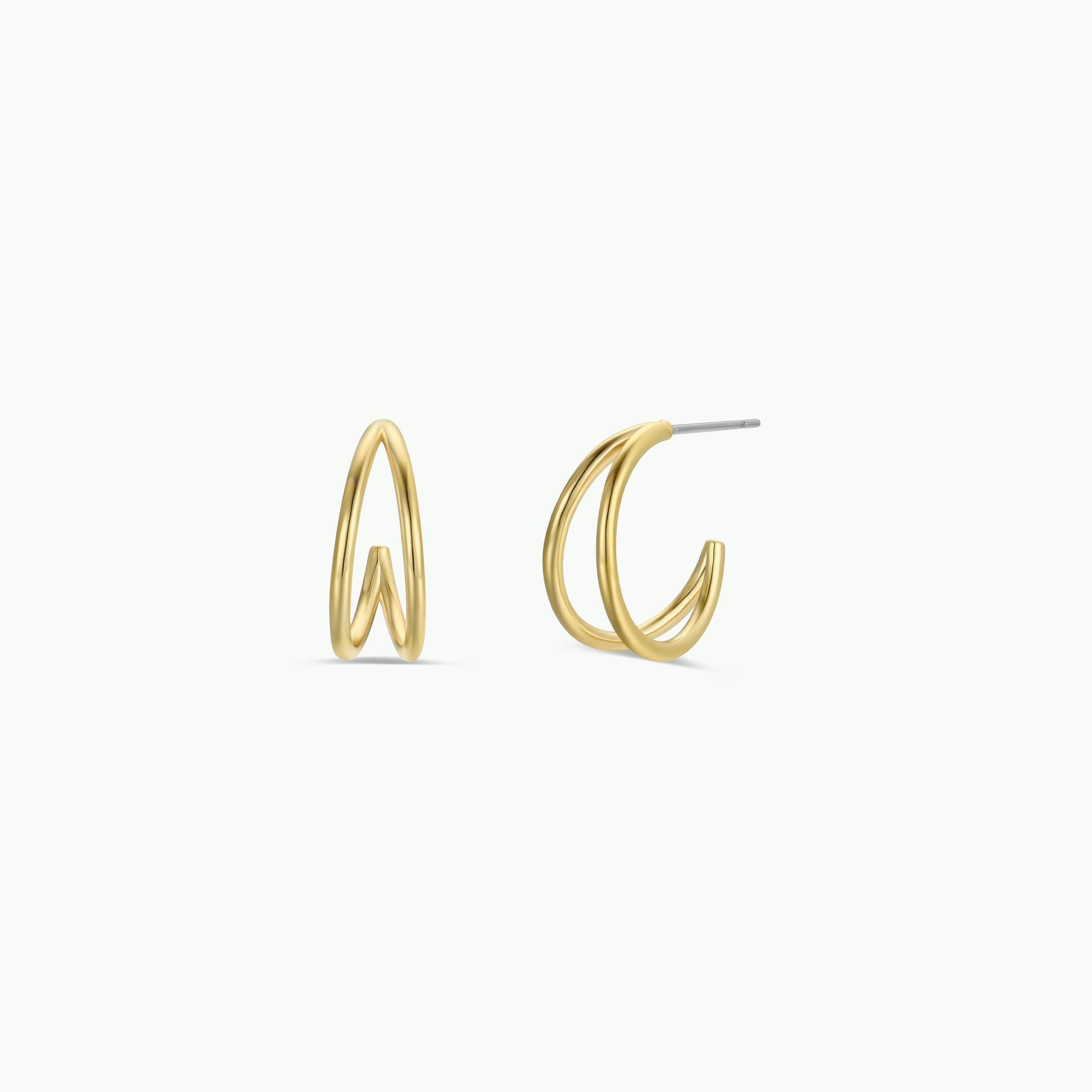 Illusion Double Hoop