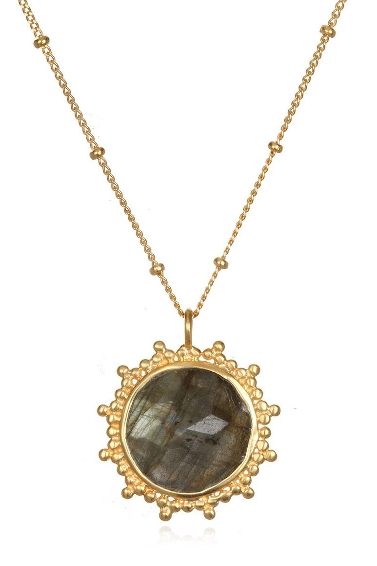 Labradorite Gold Necklace