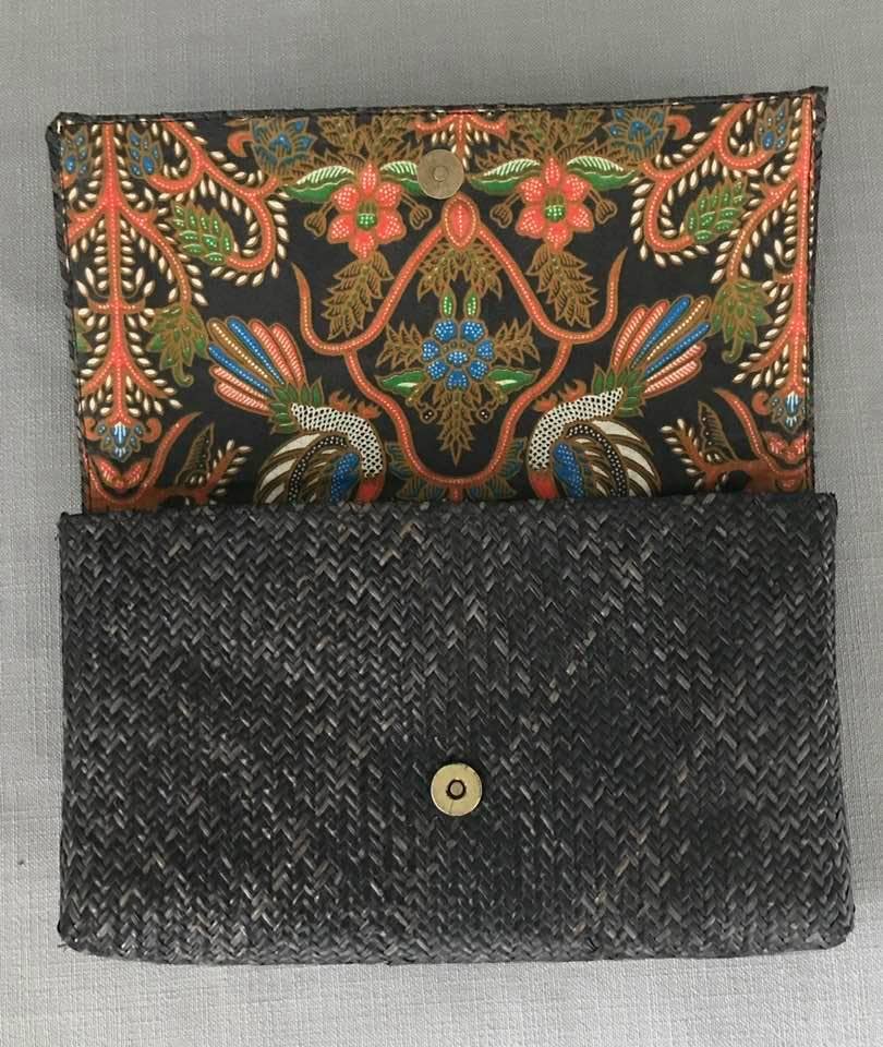 Rattan Clutch Brown