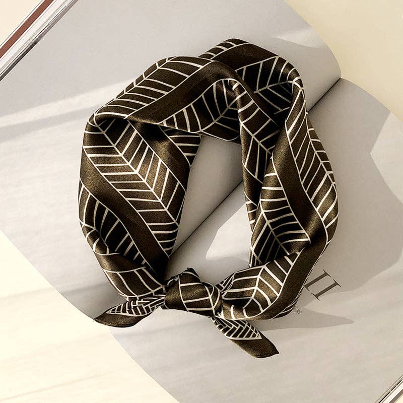 Herringbone Silk Scarf