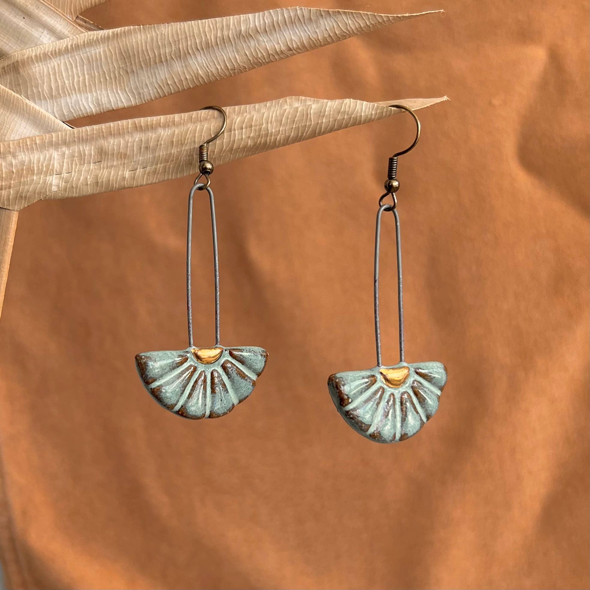 Long Sun Burst Earrings