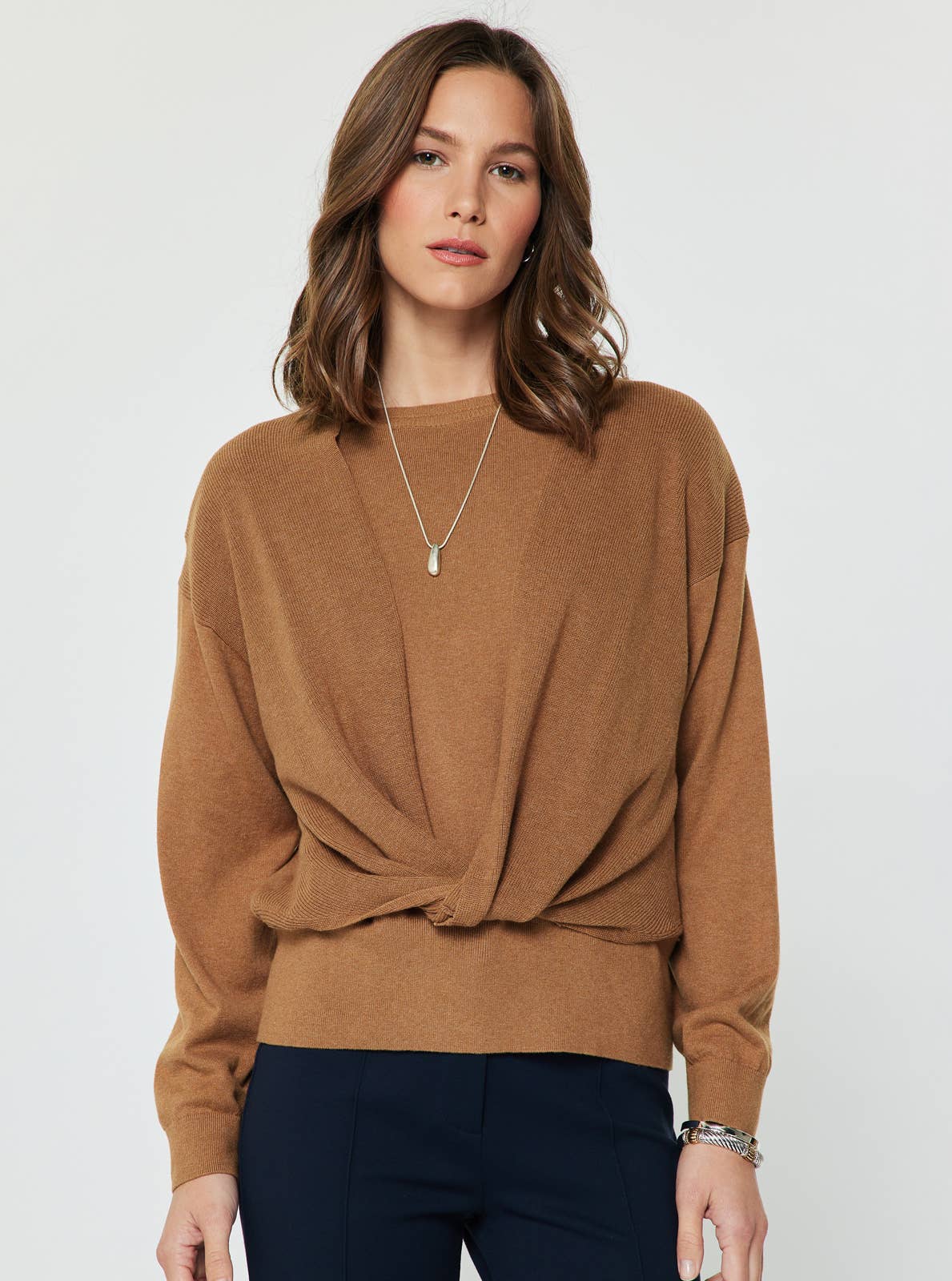 Twist Knit Sweater Top