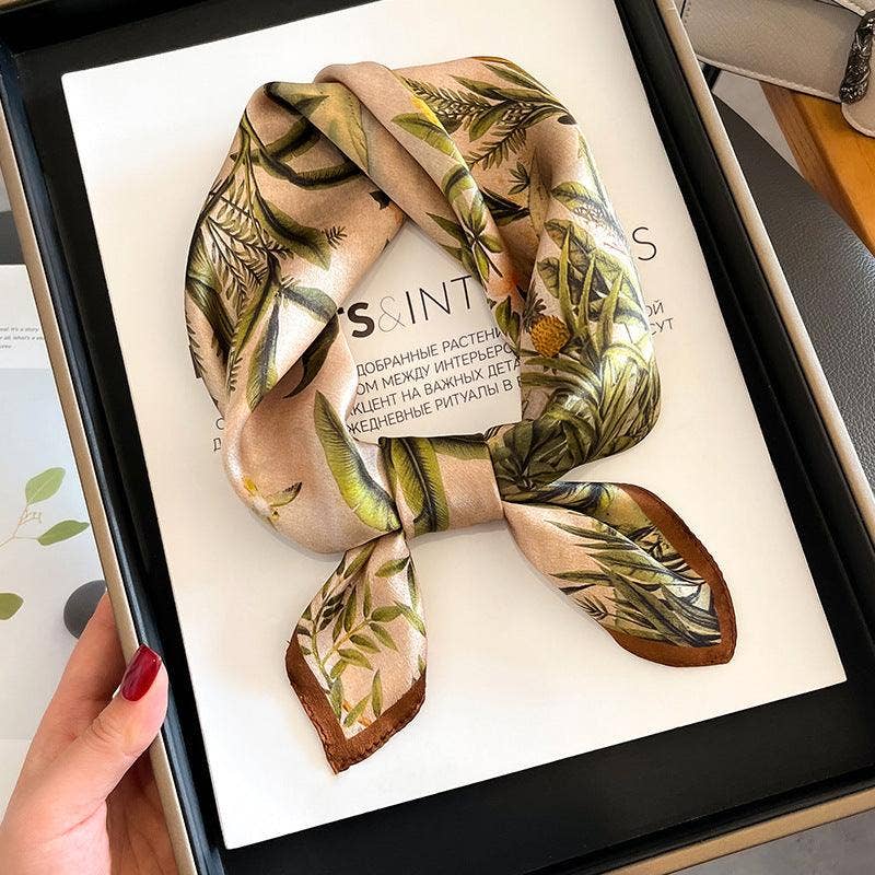 Jungle Animals Silk Scarf