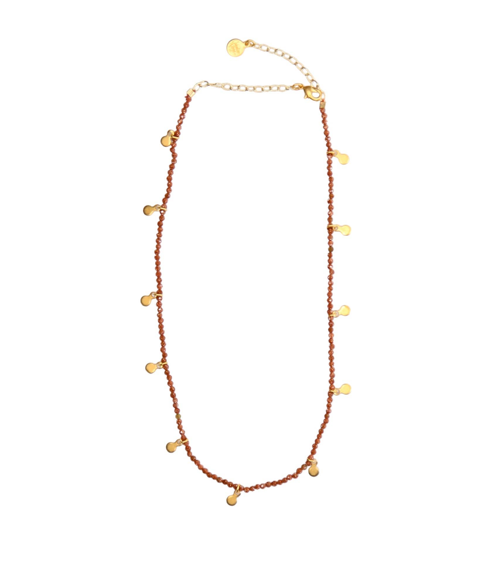 James Necklace Sunstone