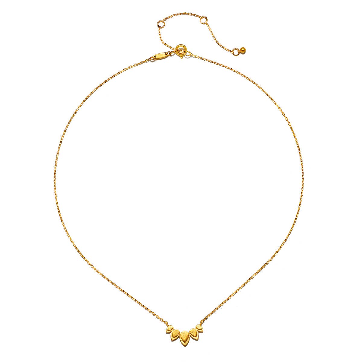16” Lotus Petal Necklace