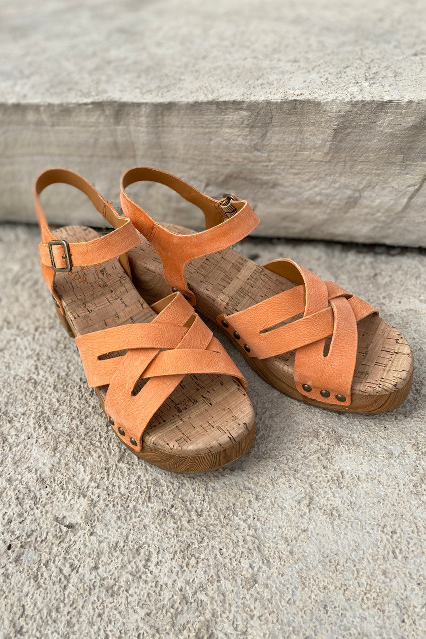 Kook-Ease Tia Sandal Orange Melon