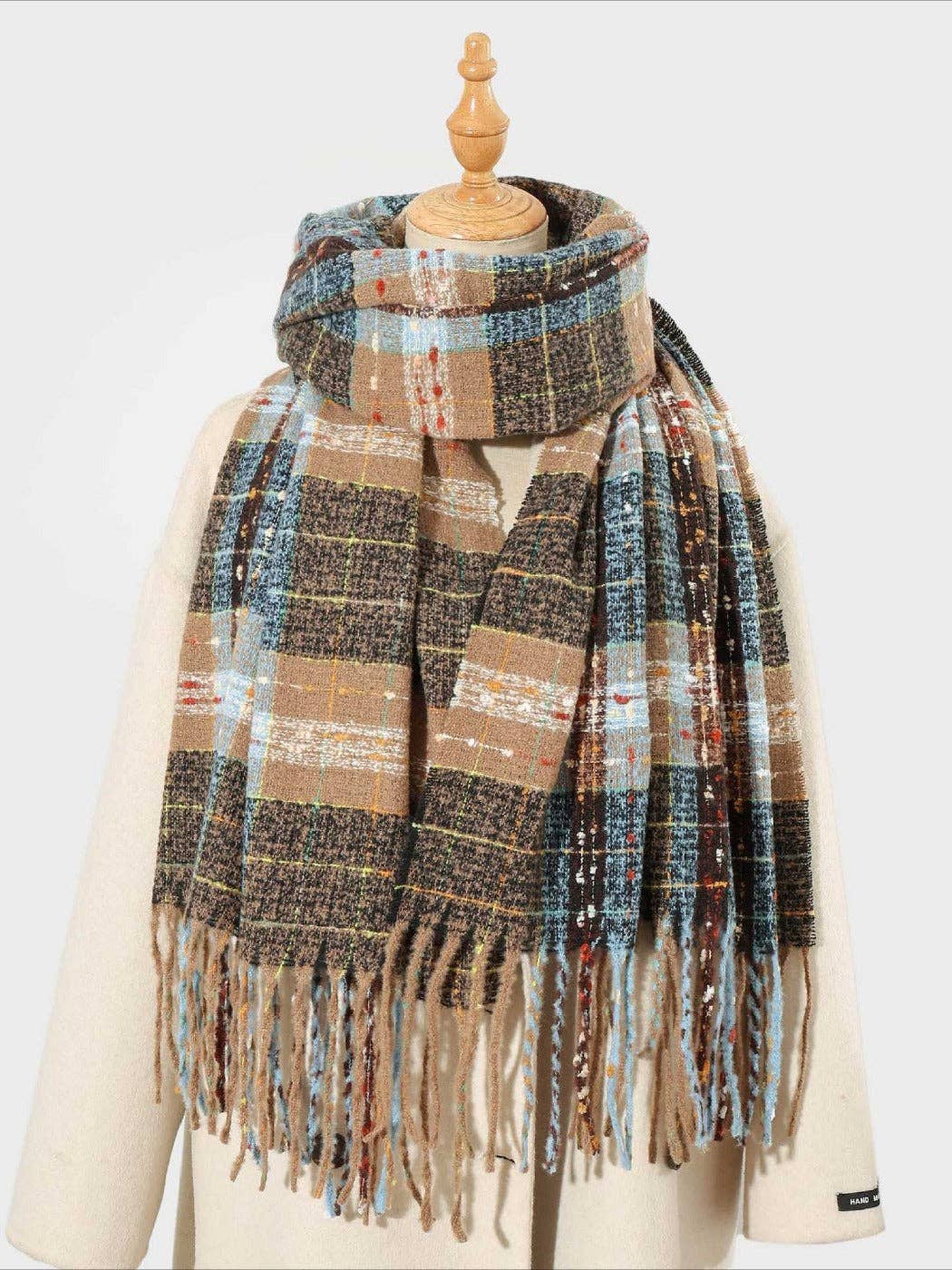 Timeless Plaid Warm Scarf