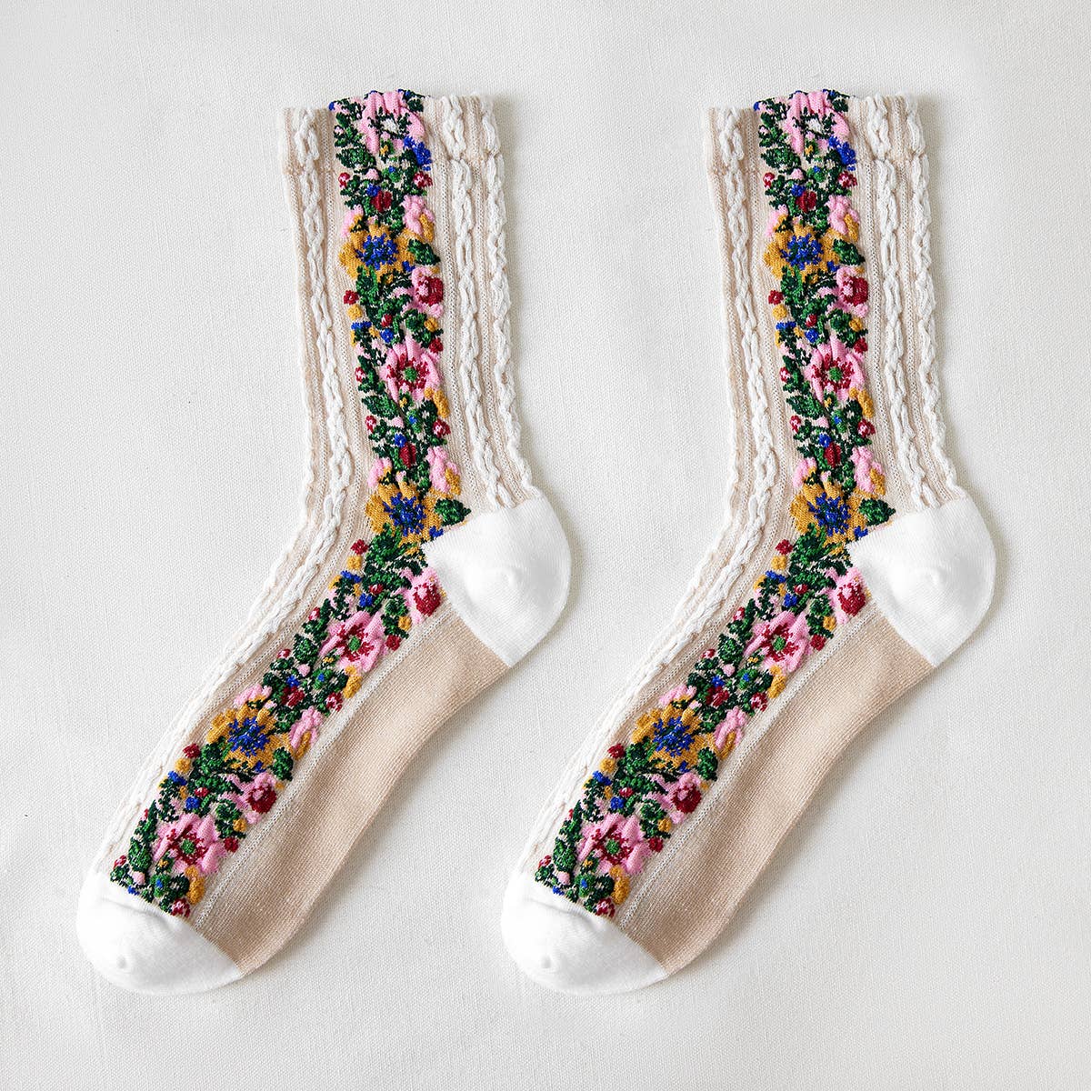 Vintage Floral Socks
