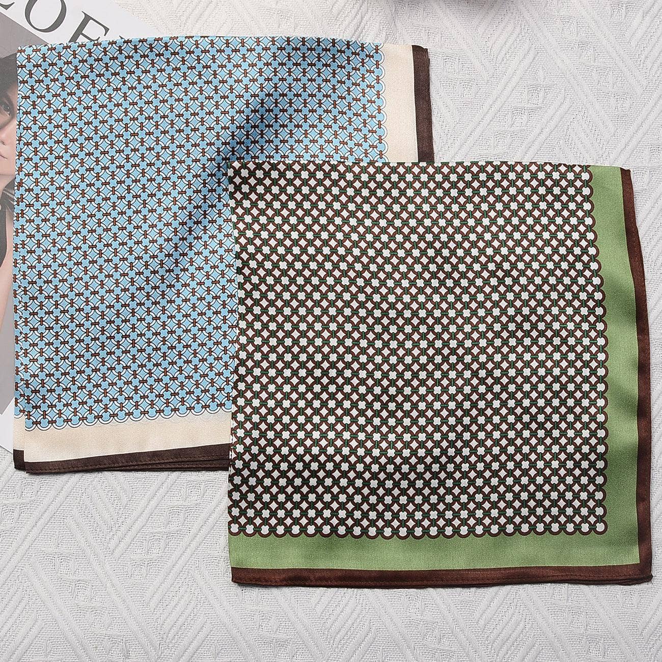 Polka Dot Silk Scarf