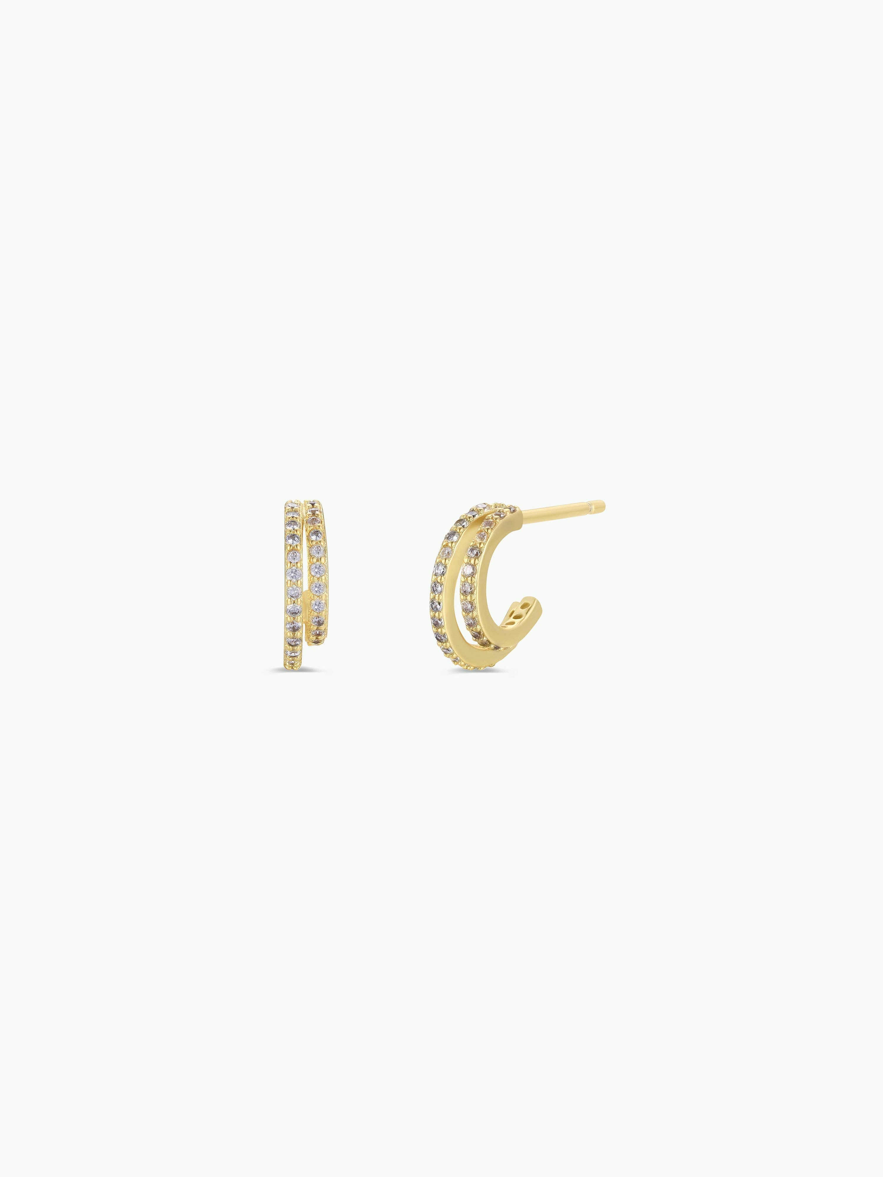 Double Champagne Hoops