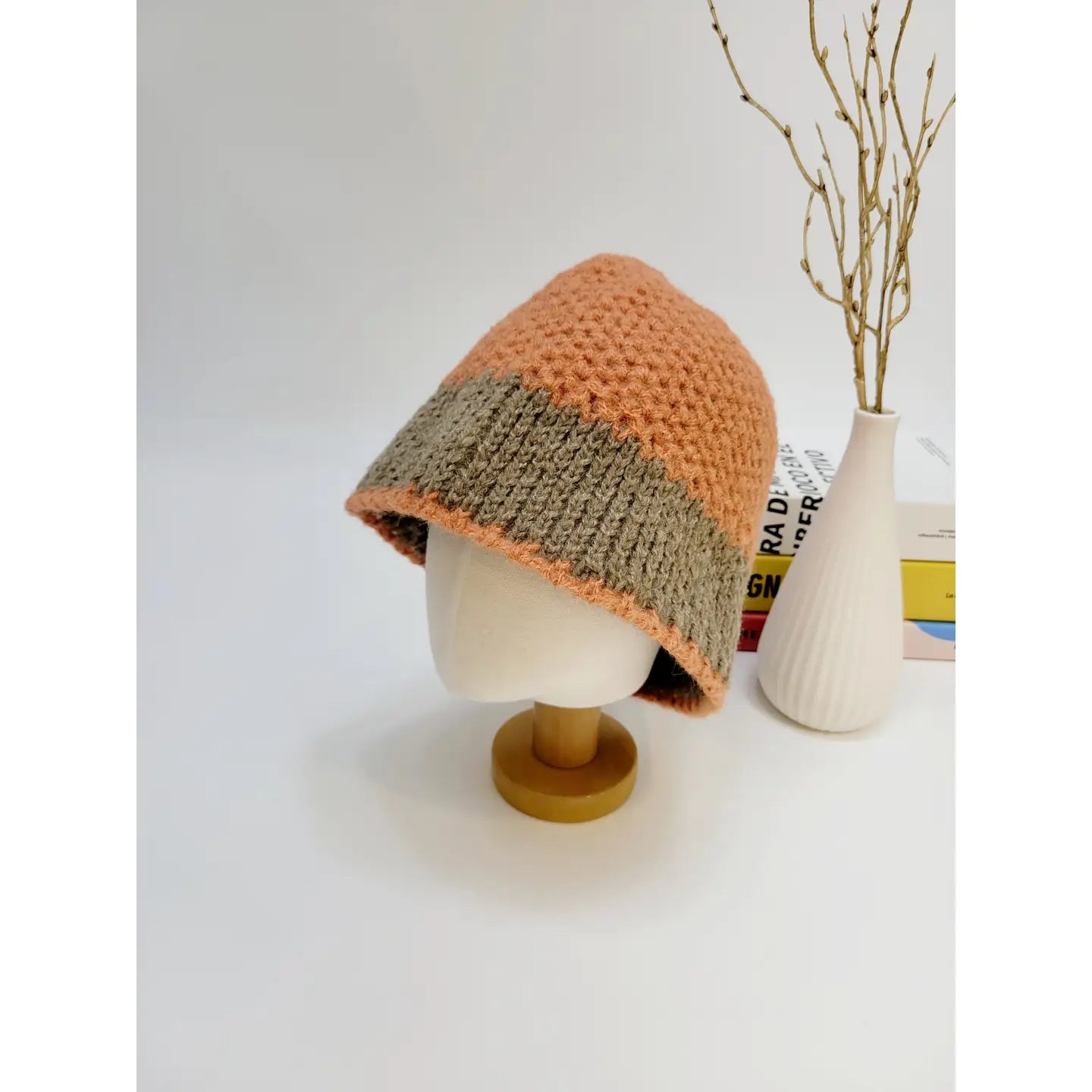 Alpaca Knit Bucket Hat