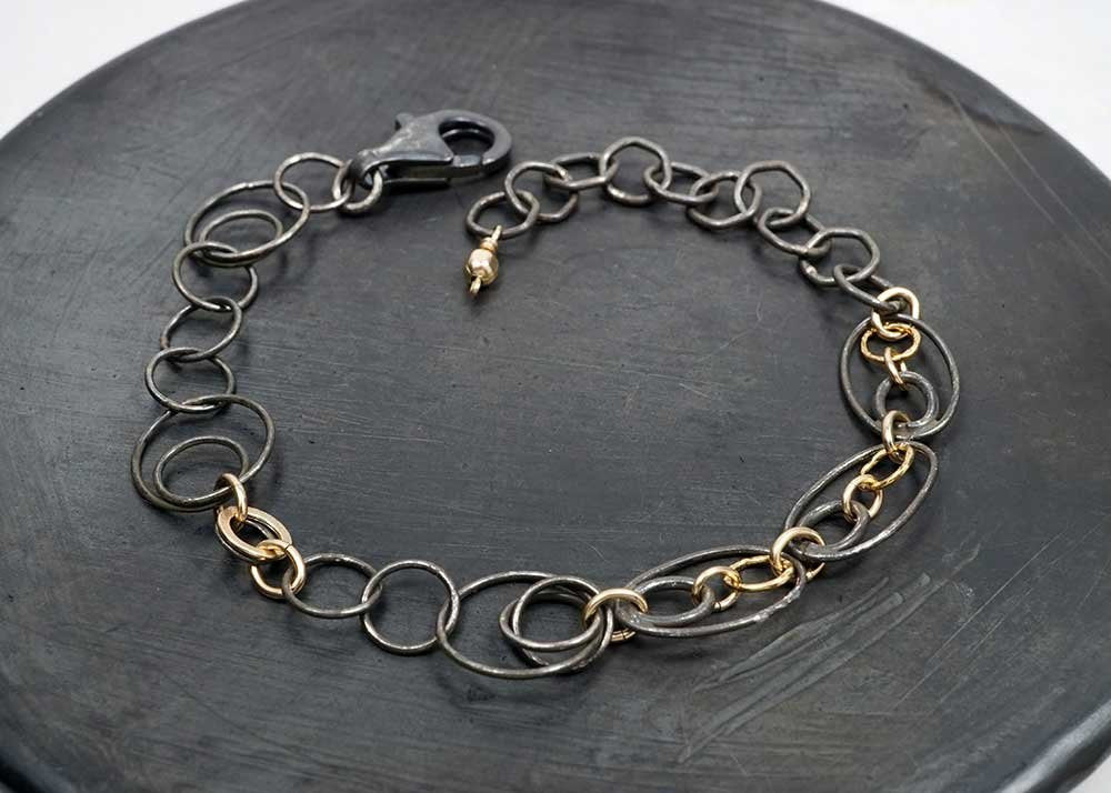 STERLING GF LINK BRACELET