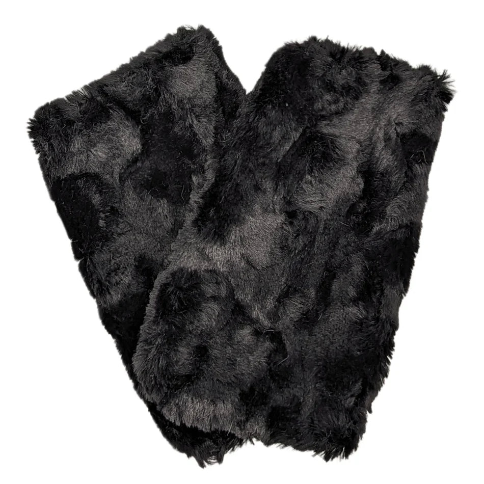 Faux Fur Fingerless Gloves