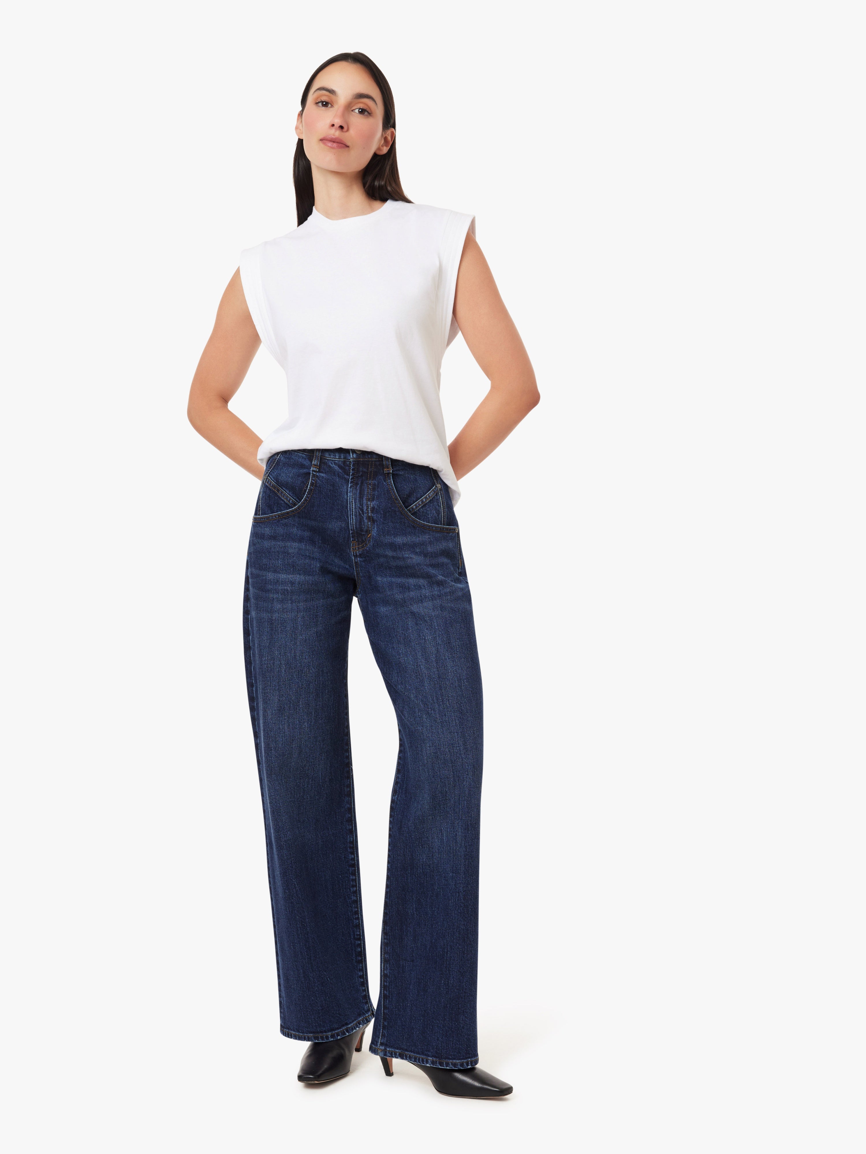Blaine High Rise Straight Jean