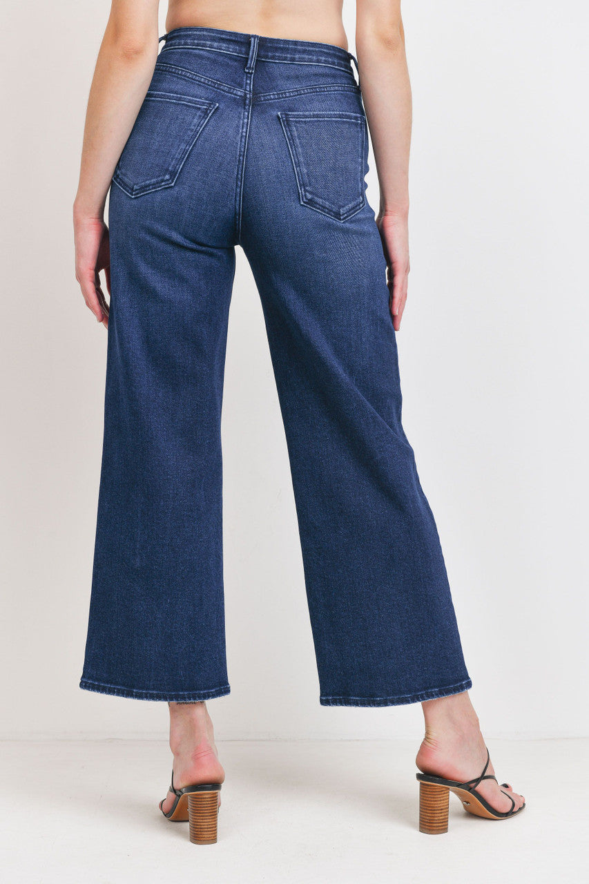 CARGO POCKET WIDE LEG JEAN