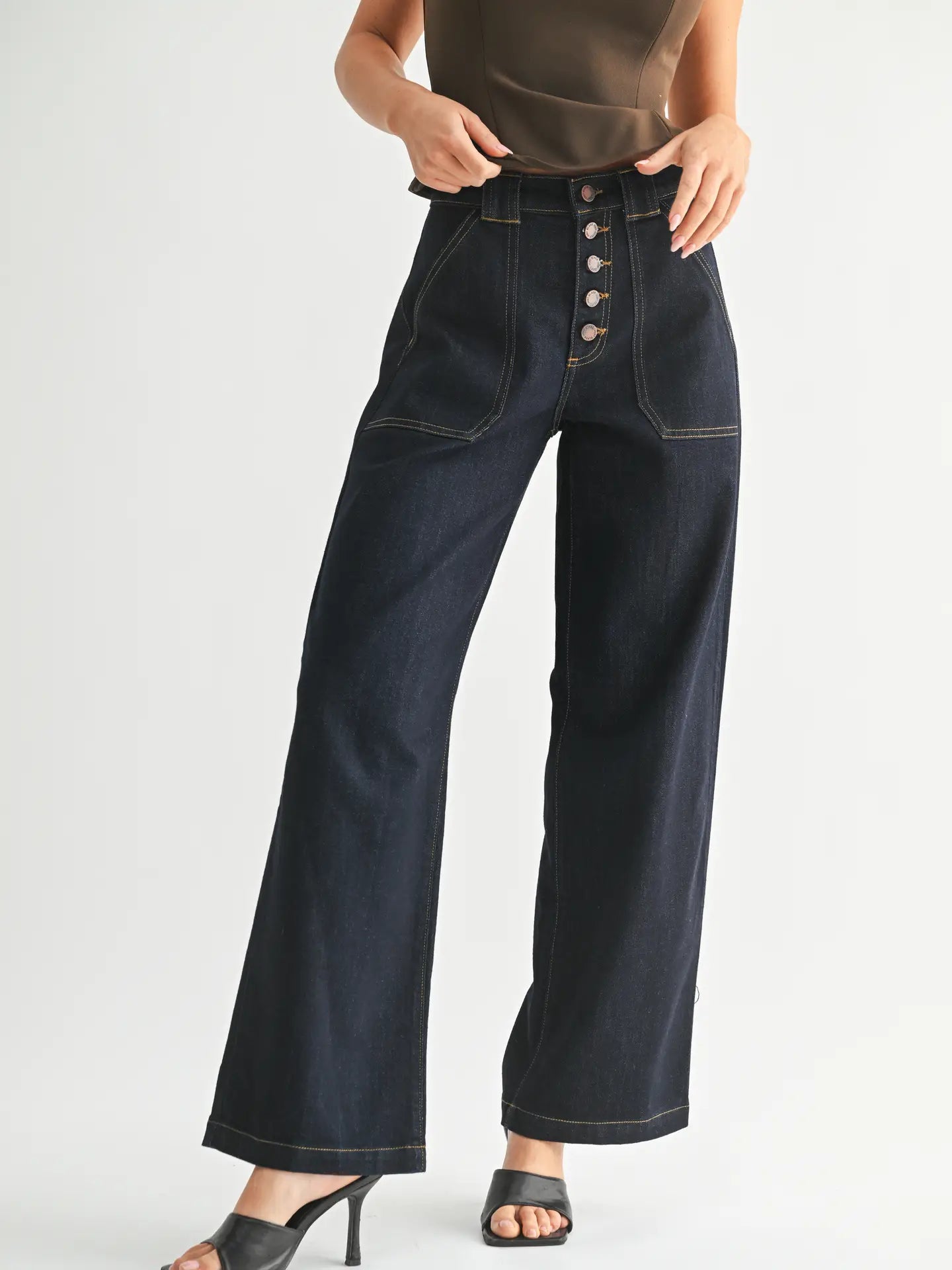 Button Down Slim Wide