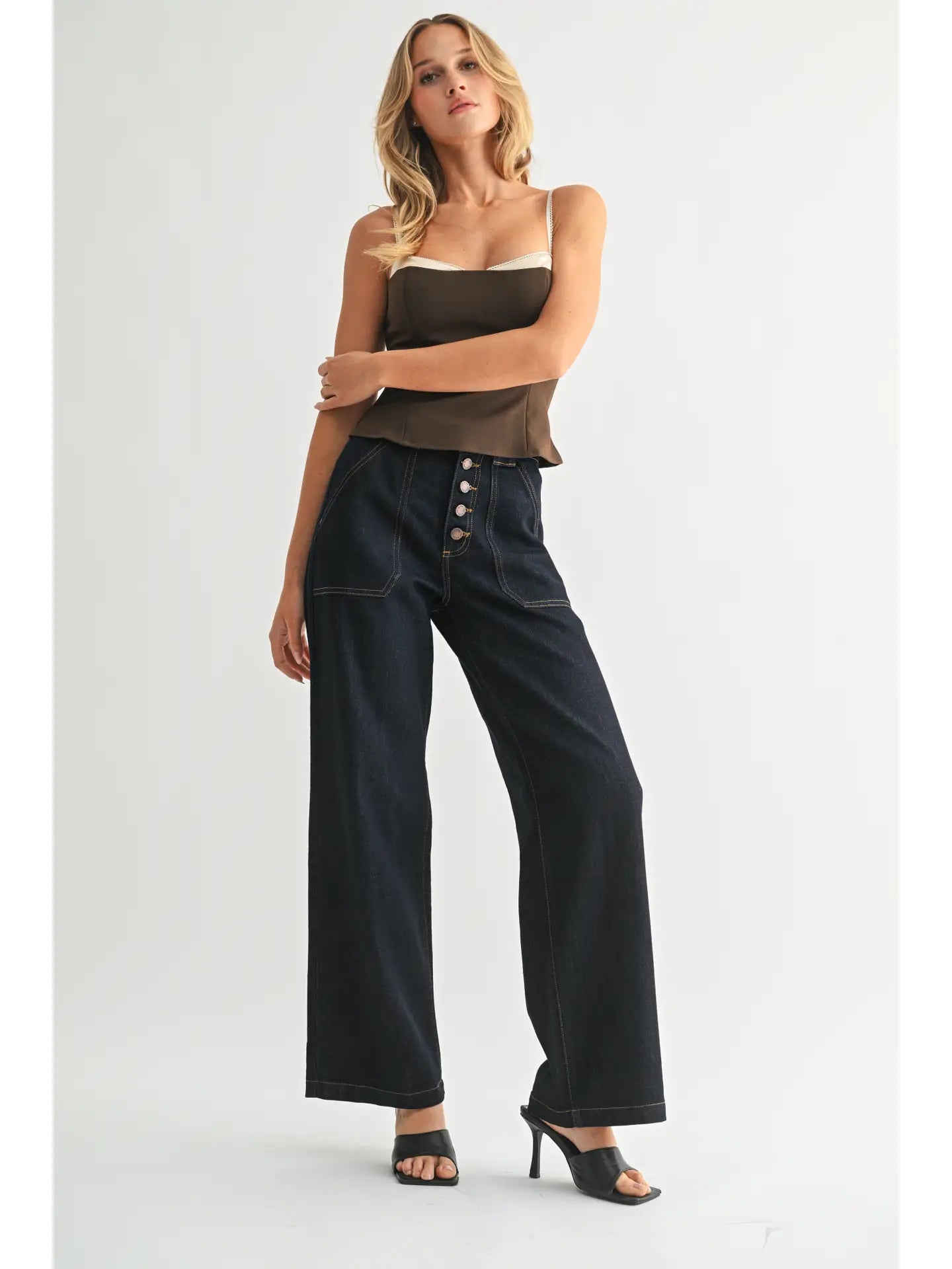 Button Down Slim Wide