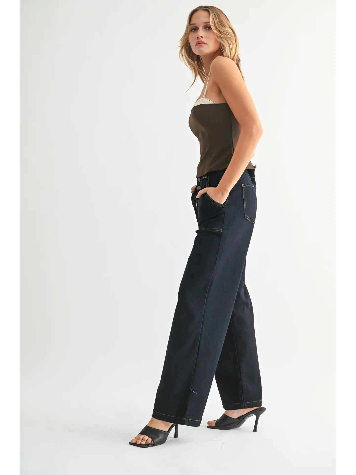 Button Down Slim Wide