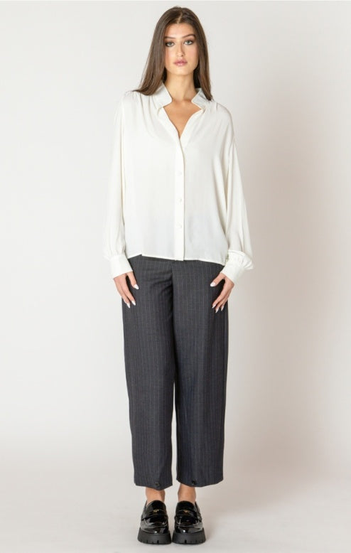Button Hem Pant