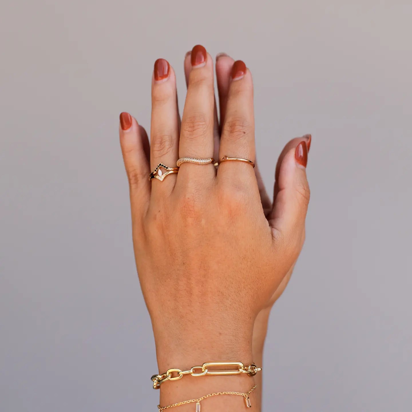 Chunky Multi Link Bracelet