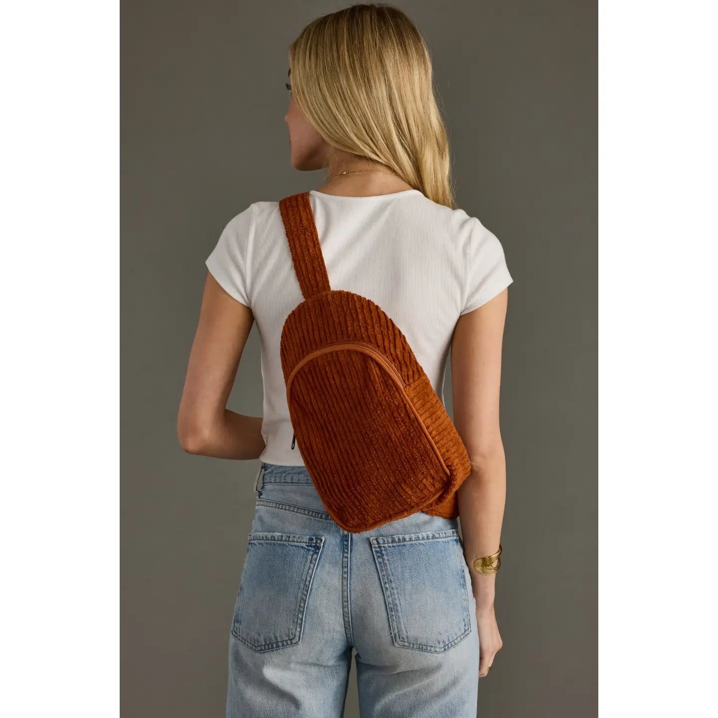 Corduroy Sling Bag
