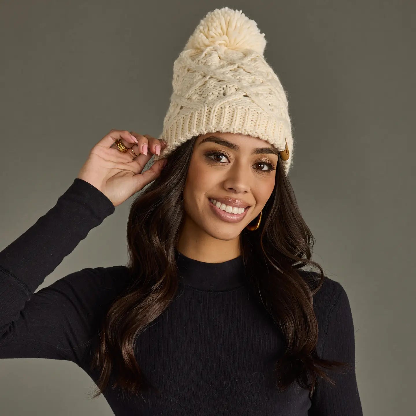 Knit Pom Hat
