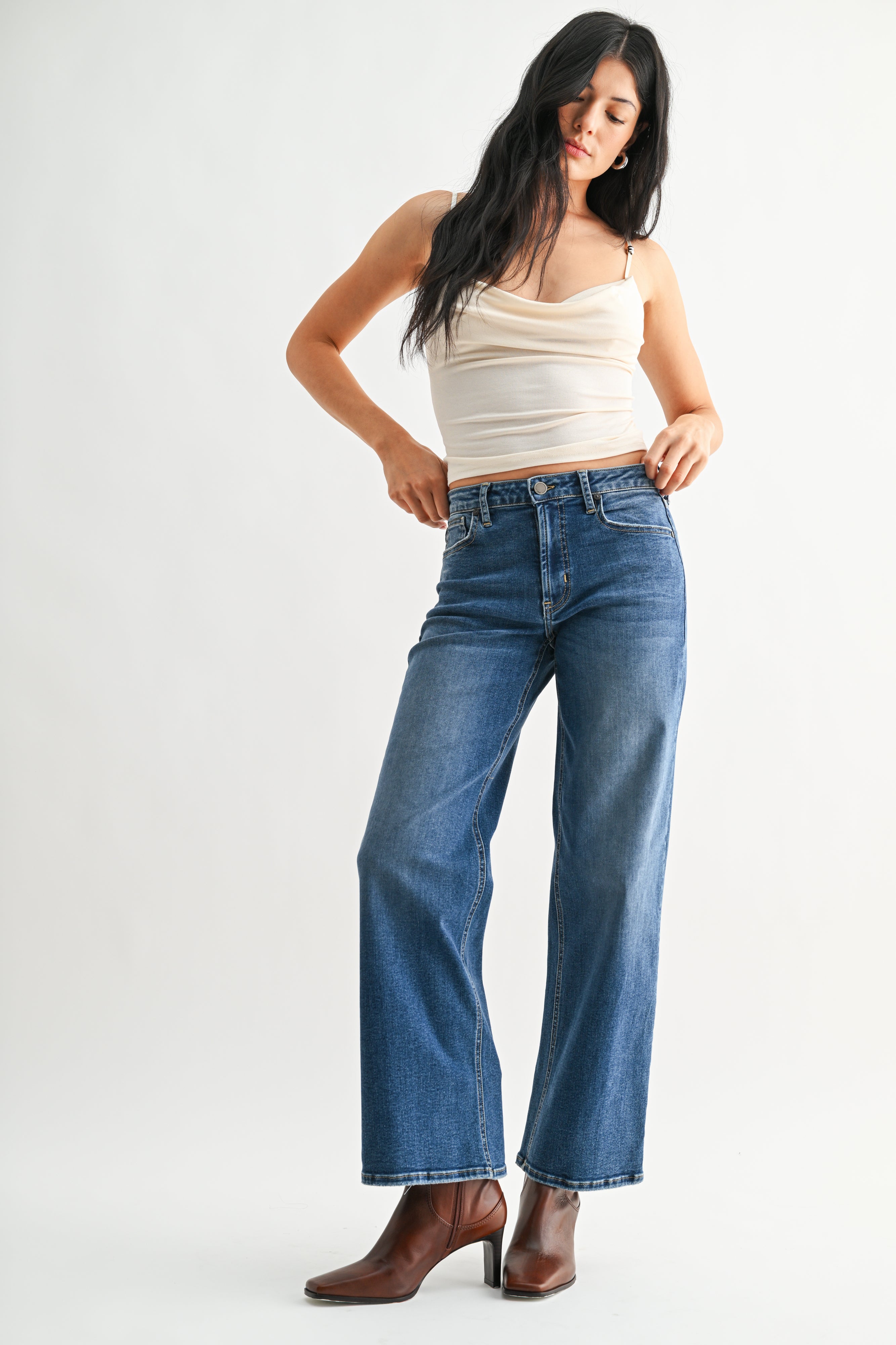 Full Length Straight Jeans