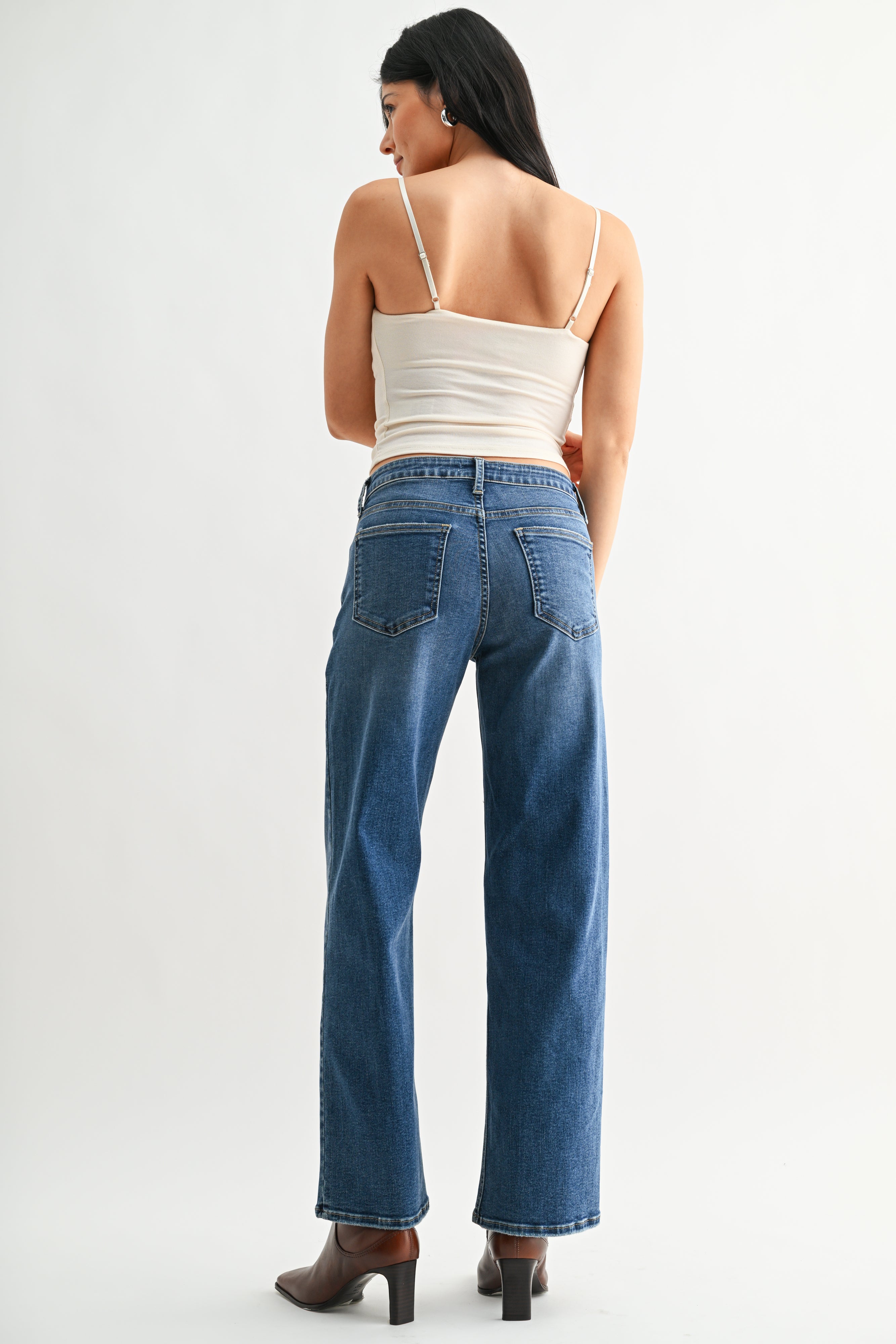 Full Length Straight Jeans