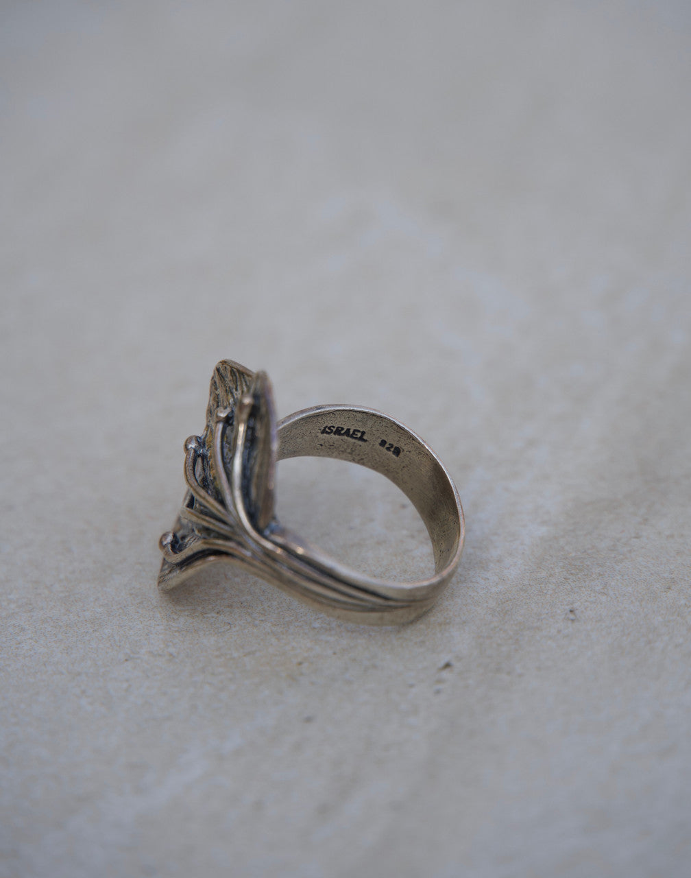 LEAF STERLING RING